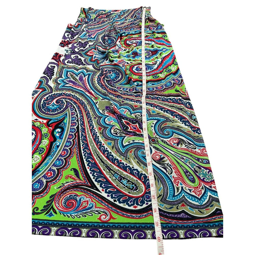 Etro Milano Paisely Shift Dress 42 /US 6 Sleeveless Square Neck Chic Italy BOHO - Picture 13 of 13